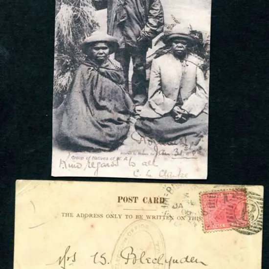 1905 (31st Jan) "Group of Natives of WA" b&w ...