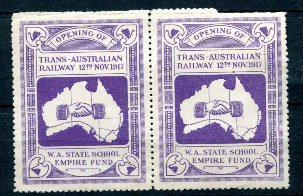 1917 (12 Nov) Opening of Trans-Australian Railway ... Image 1++