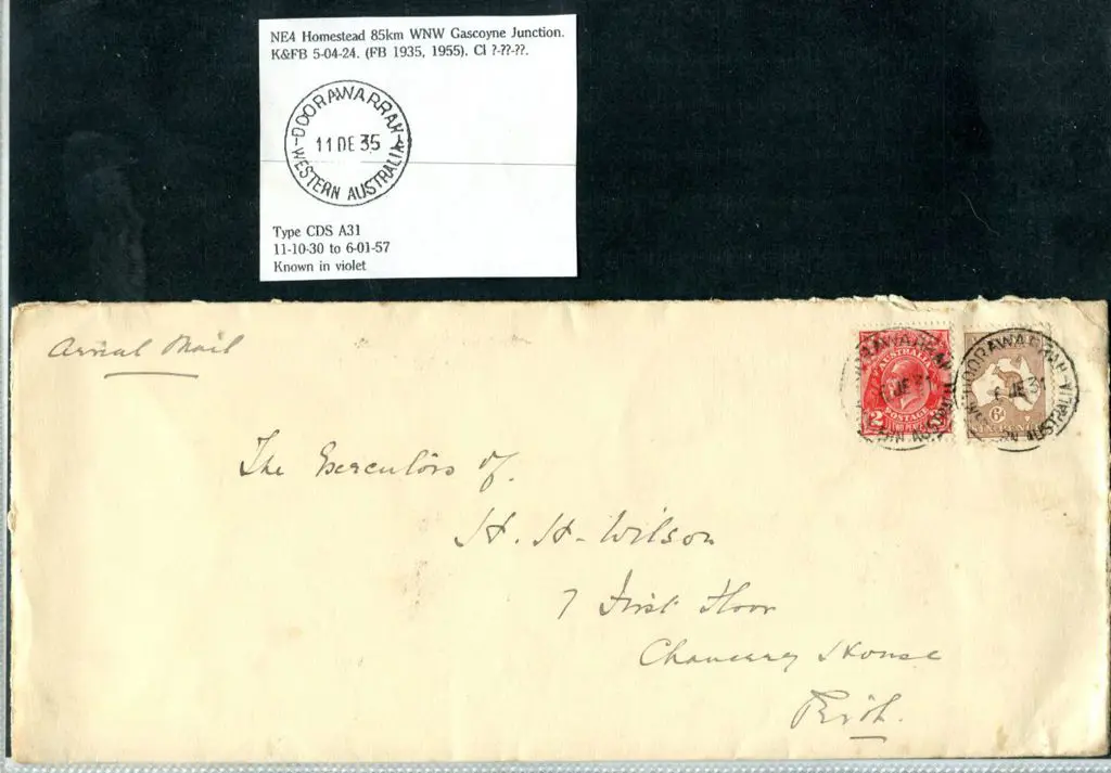 1931 (6th Jun) Long cover with "Aerial Mail" in ... Image 1++