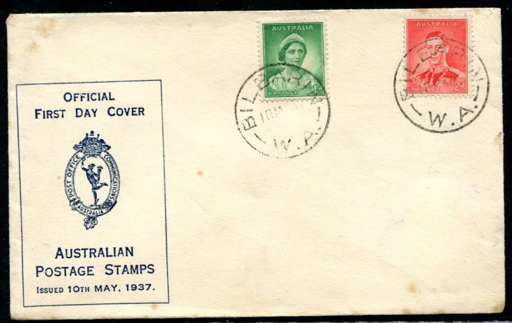 1937 (10th May) Australia Post Official 1d green ... Image 1++