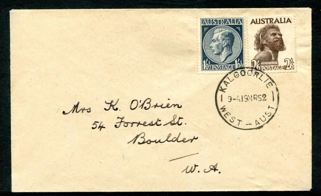1952 (19th Mar) 1/0½d indigo KGVI & 2/6d sepia ... Image 1++