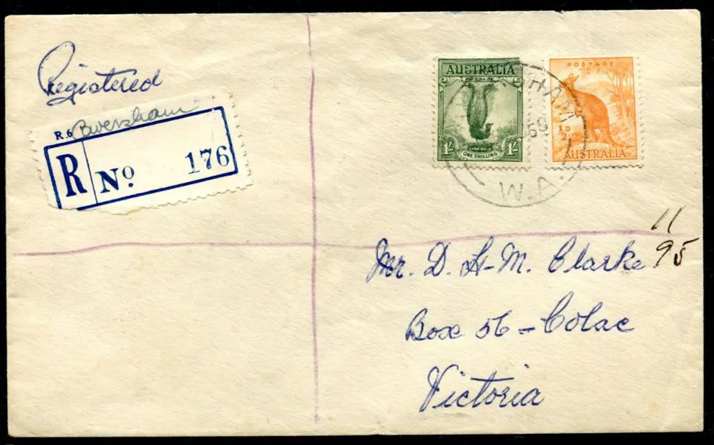 1956 (6th Aug) Registered cover with "Caversham" ... Image 1++