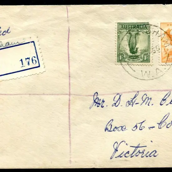 1956 (6th Aug) Registered cover with "Caversham" ...