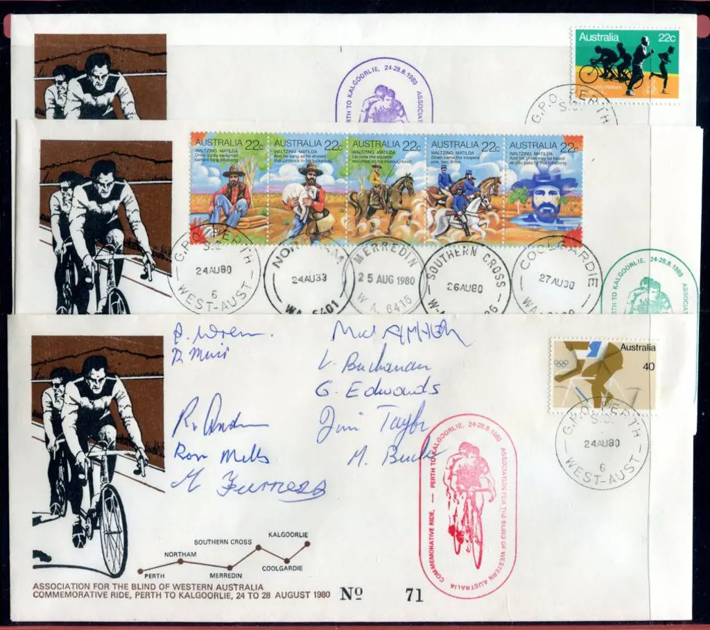 1980 (24th Aug) set of 3 illust commem covers for ... Image 1++