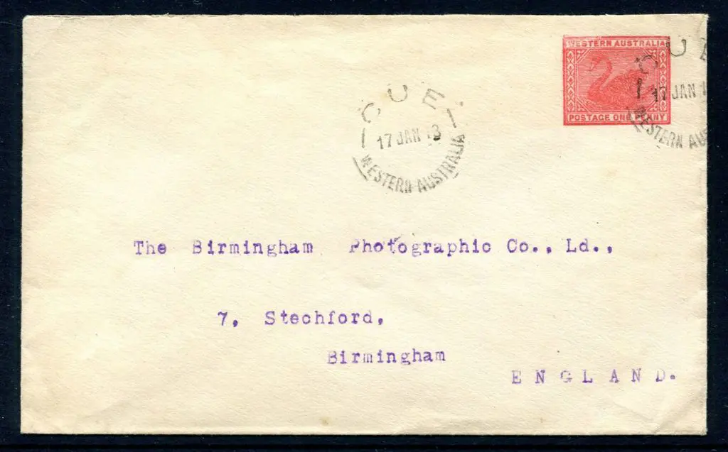 1912 1d deep carmine, small Die. Fine postally ... Image 1++
