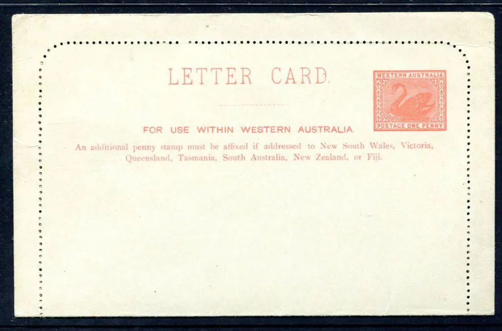 1902 1d red with text on the front. Superb unused ... Image 1++