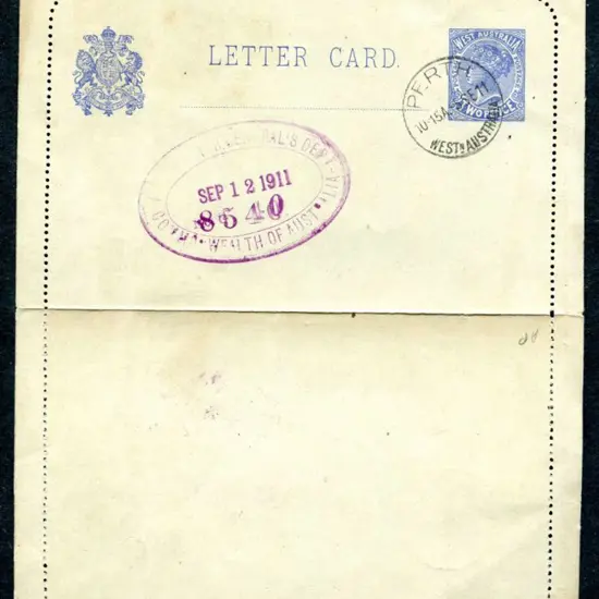 1908 2d ultramarine without text on back. ...