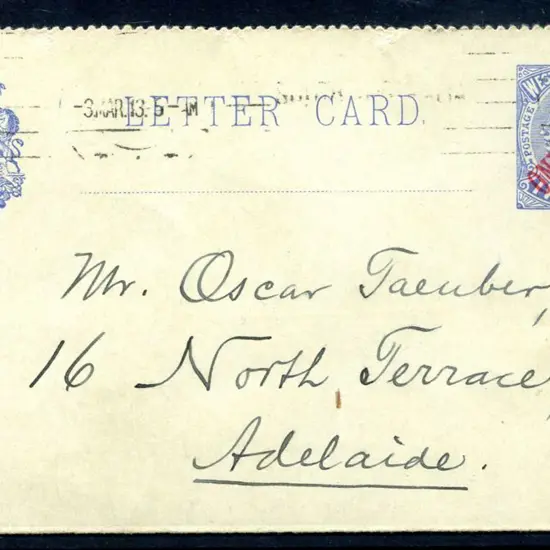 1912 "ONE PENNY" surcharge in red on 2d. Fine used ...