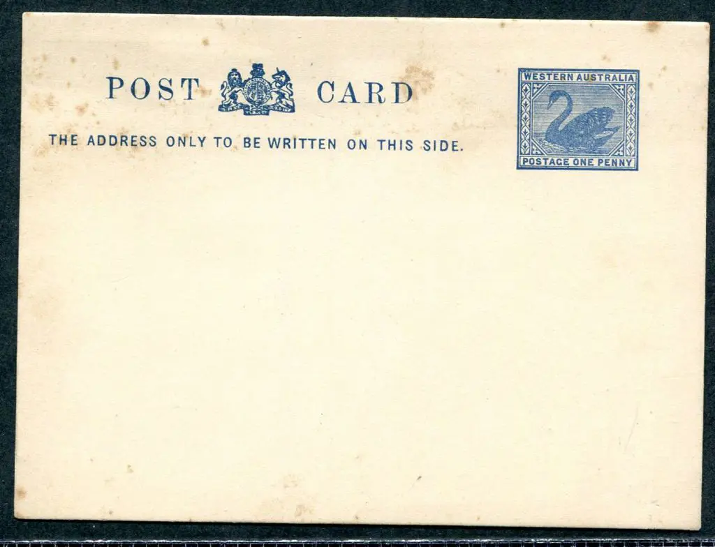 1910 1d steel blue (PC 17.1). Only 4896 delivered. ... Image 1++