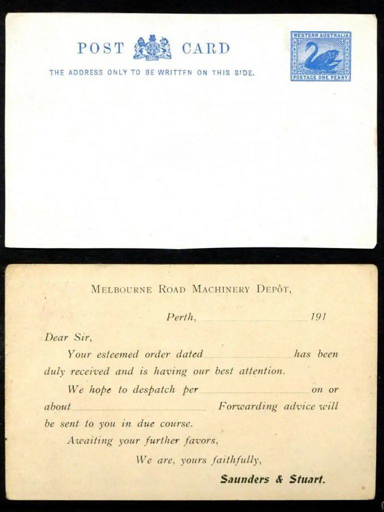 1910 1d steel blue (PC 18.1) printed to private ... Image 1++