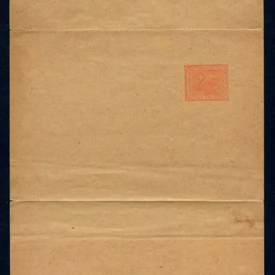 1910 1d red (130-134mm x 285-295mm), no line ...