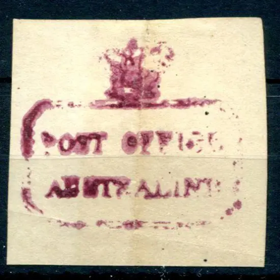 Australind PA PO 1c Undated in magenta ink on ...