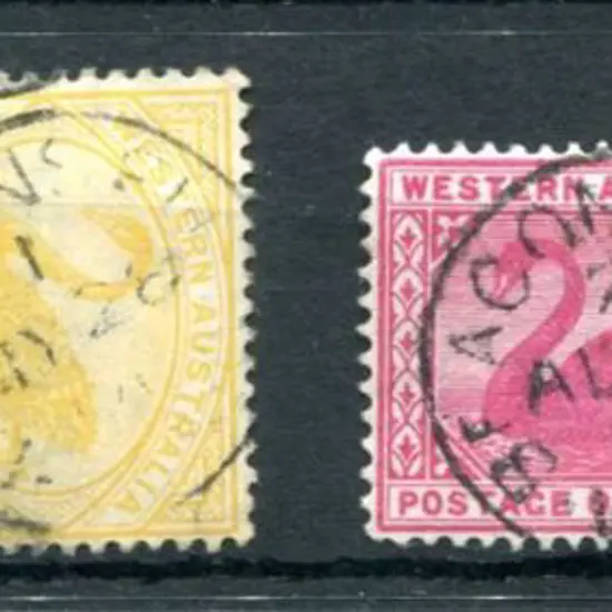 Beaconsfield 3b-b. Four stamps with indexes NIL, ...