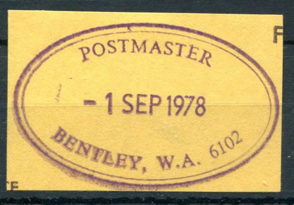 Bentley Postmaster WA 6102 ORS1 on piece for 1 SEP ... Image 1++