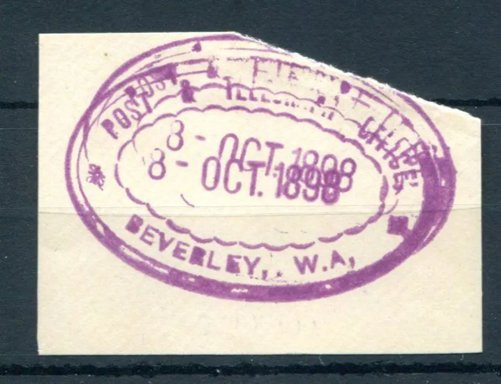 Beverley Post & Telegraph Office ORS 3 on piece ... Image 1++