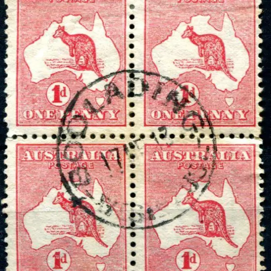 Boogardie D28 on 1½d KGV for 1 FEB. 30 PMI dates ...