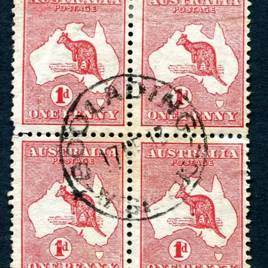 Boolading B27 on block of 1d red kangaroos (wmk ...