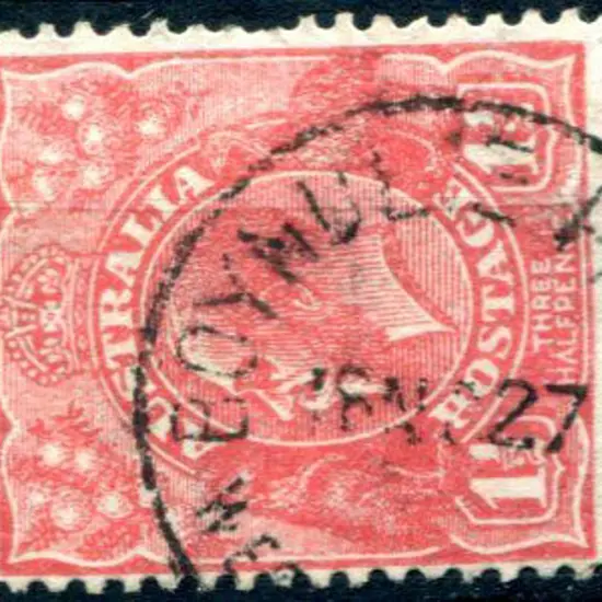 Boyandlie Park A25 60% strike on 1½d red KGV for ...