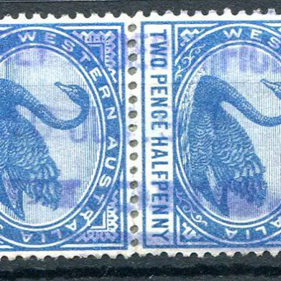 Bulong Money Order Office RRS 2 on 2½d blue swans ...