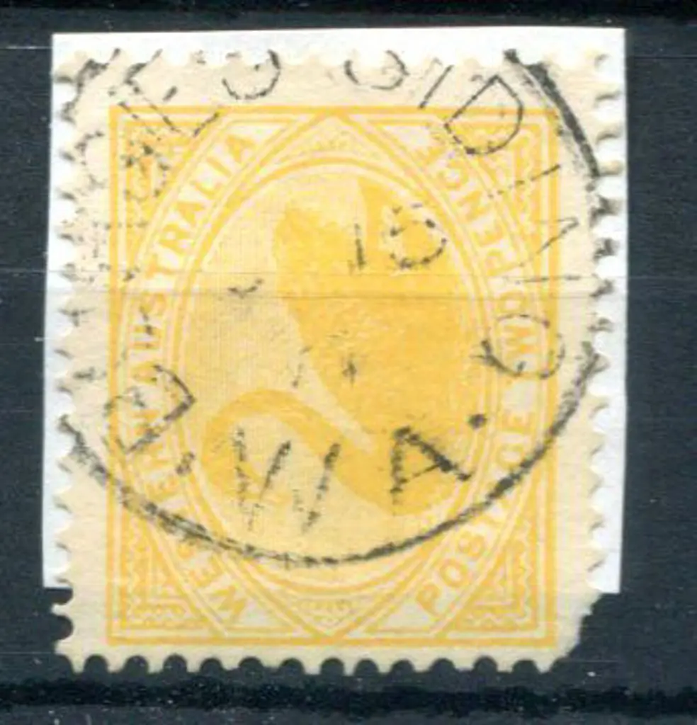 Burgess Siding 3b on 2d yellow swan on piece. F/U ... Image 1++