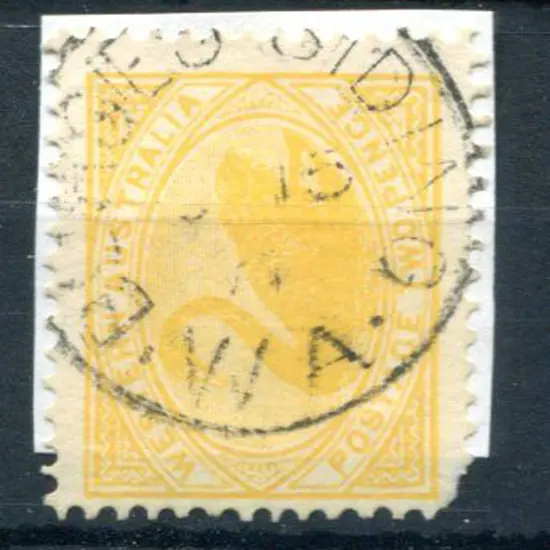 Burgess Siding 3b on 2d yellow swan on piece. F/U ...