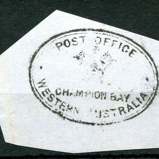Champion Bay PO 1 Undated double oval Post Office ...