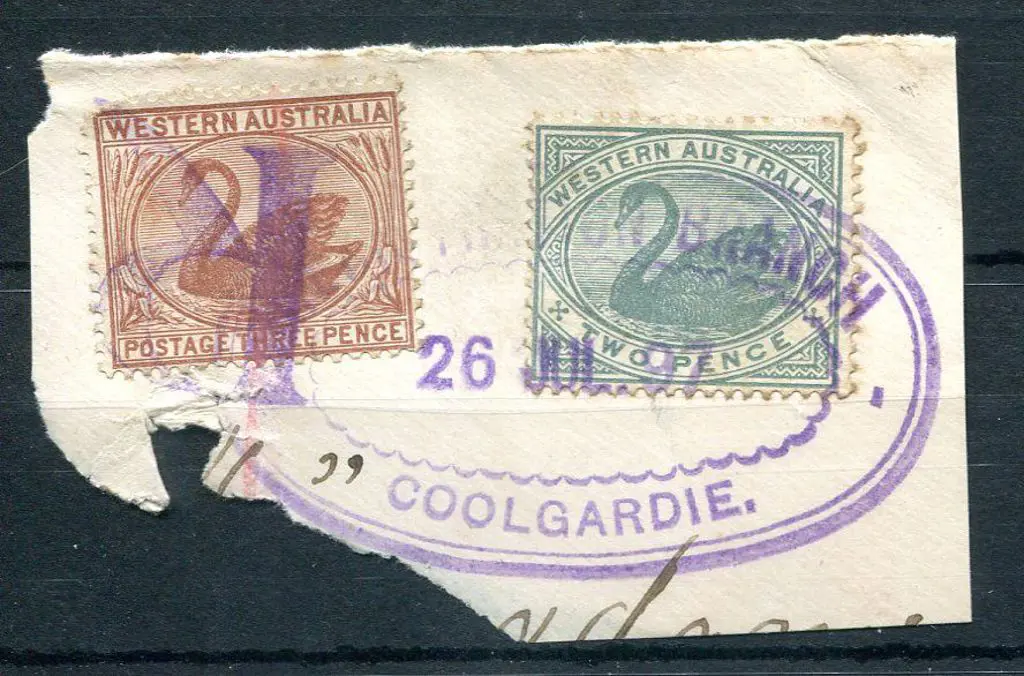 Coolgardie Registration Branch ORS1 on piece for 1 ... Image 1++
