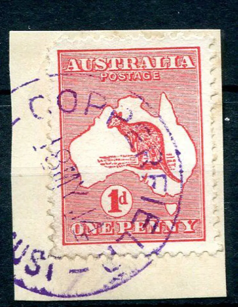 Copperfield B30 on 1d red kangaroo for 18 MY 14. ... Image 1++
