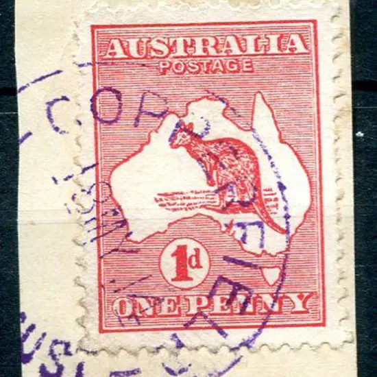 Copperfield B30 on 1d red kangaroo for 18 MY 14. ...