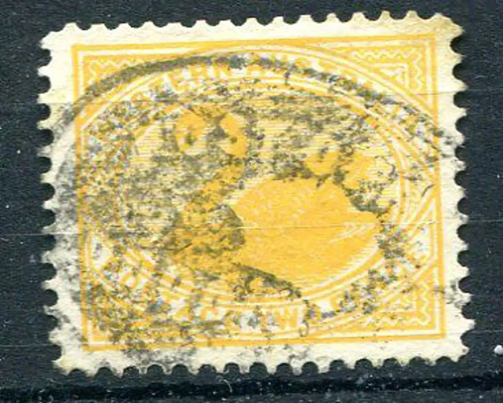 Doodlakine Post Office 80% seal on 2d yellow swan ... Image 1++