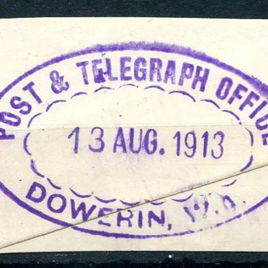 Dowerin Post & Telegraph Office ORS3 Superb strike ...
