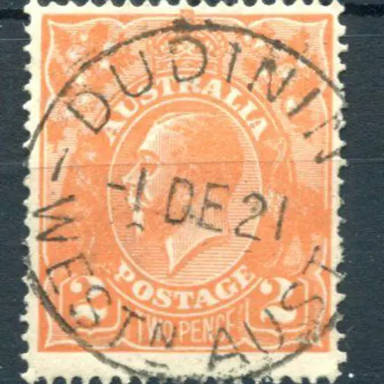 Dudinin B27 on 2d orange KGV. Very early date for ...