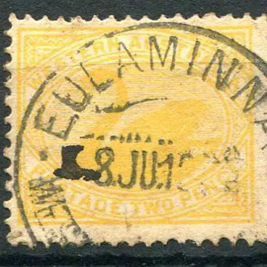 Eulaminna A28 on 2d swan for 18 JU 1908. PMI dates ...