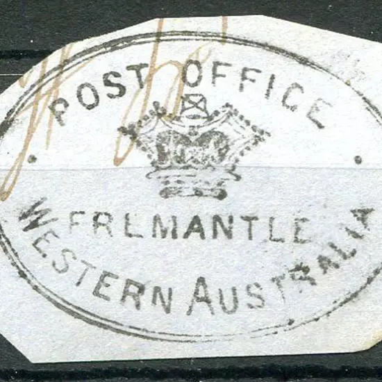 Fremantle Post Office Double lined oval POST ...