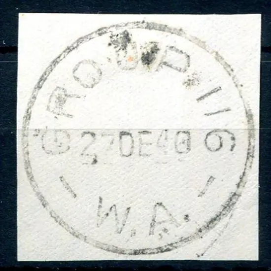 Group 116 Clear full strike on piece from PO N007 ...