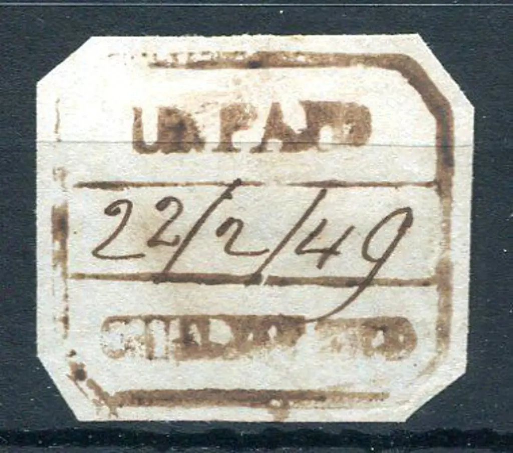 Guildford UPd2 Dated "UNPAID GUILDFORD" ... Image 1++