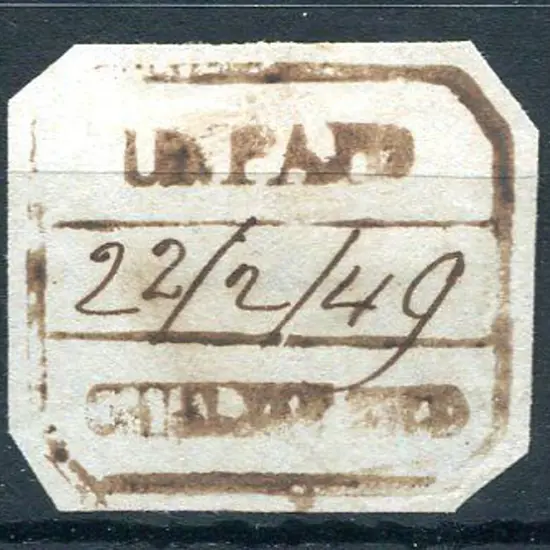 Guildford UPd2 Dated "UNPAID GUILDFORD" ...