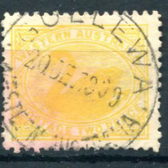 Gullewa A26 on 2d yellow swan dated 20 DEC 09. An ...