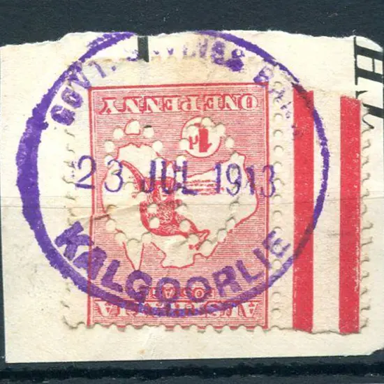 Kalgoorlie Govt. Savings Bank 31 GSB. Violet ...