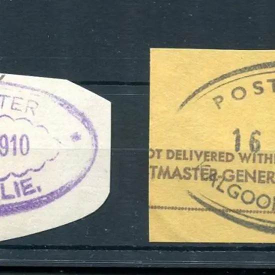 Kalgoorlie Postmaster ORS type 1 on piece dated 16 ...