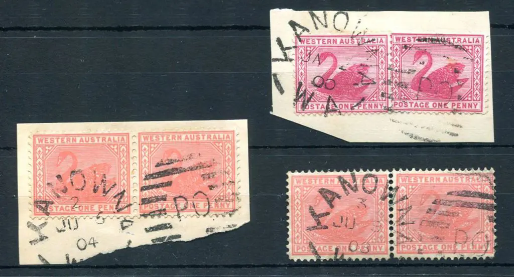 Kanowna Three duplex cancels incl DxPO in NIL, ... Image 1++