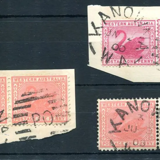 Kanowna Three duplex cancels incl DxPO in NIL, ...