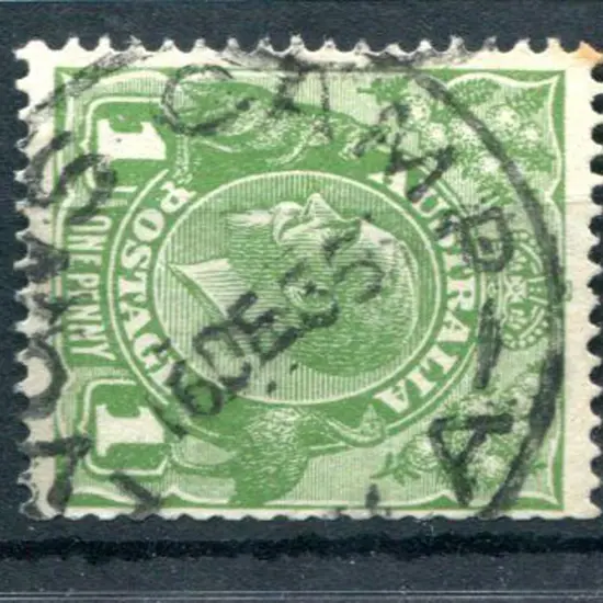 Lyons Camp C30 on 1d green KGV dated 6 DE 35. A ...