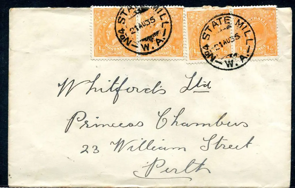 No. 4 State Mill C29. 2 bold strikes on 2 pairs of ... Image 1++