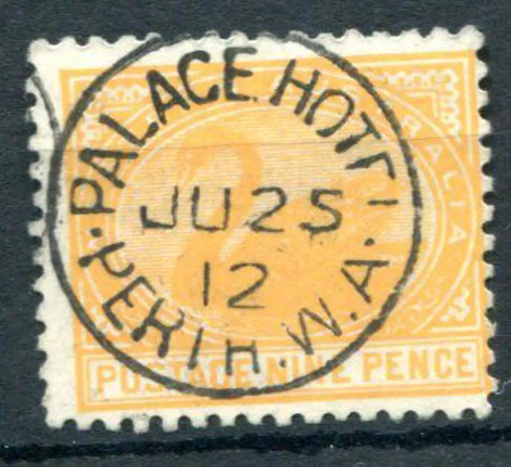 Palace Hotel 3b on 9d orange swan with upright ... Image 1++