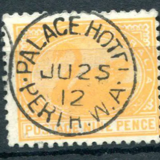 Palace Hotel 3b on 9d orange swan with upright ...