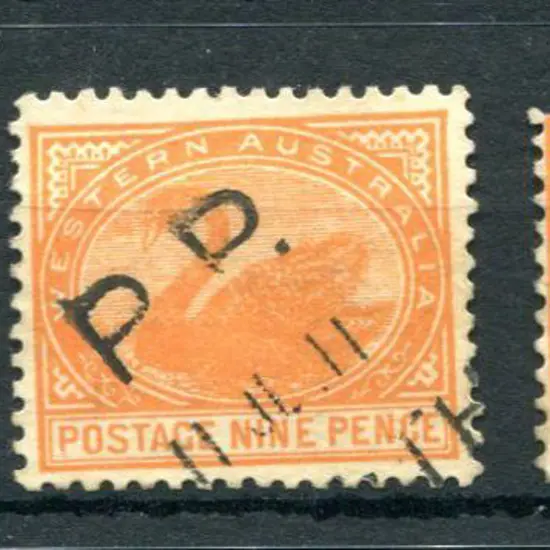 Perth Parcel Post Three cancels incl hand cut ...