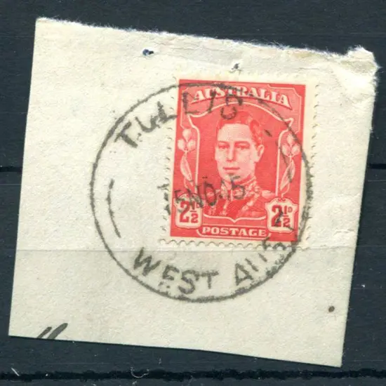 Tullis E30 Complete strike on KGVI on piece dated ...