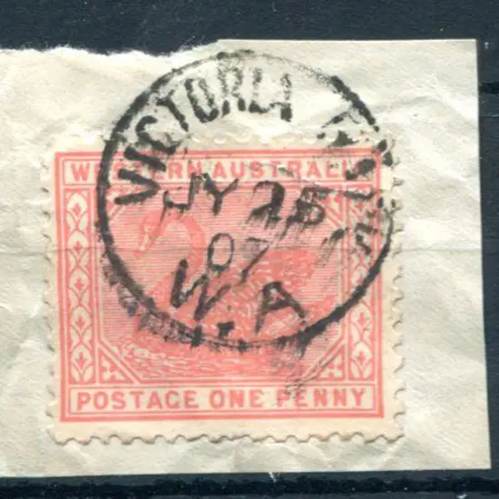 Victoria Park 3b Nil index on 1d red swan on piece ...
