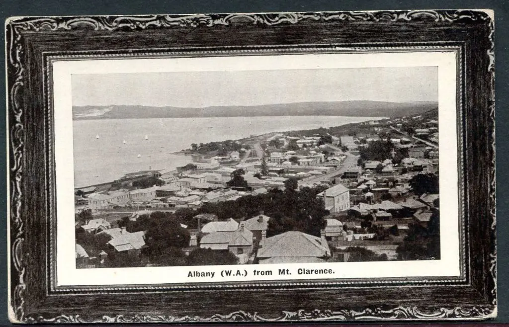 "Albany (W.A.) from Mt. Clarence" in same format ... Image 1++